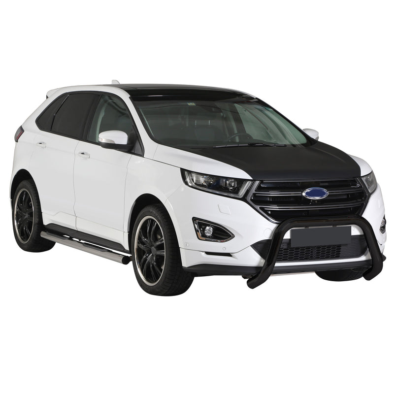 Pare-buffle Avant pour Ford Edge 2014-2018 76 mm en Acier Noir