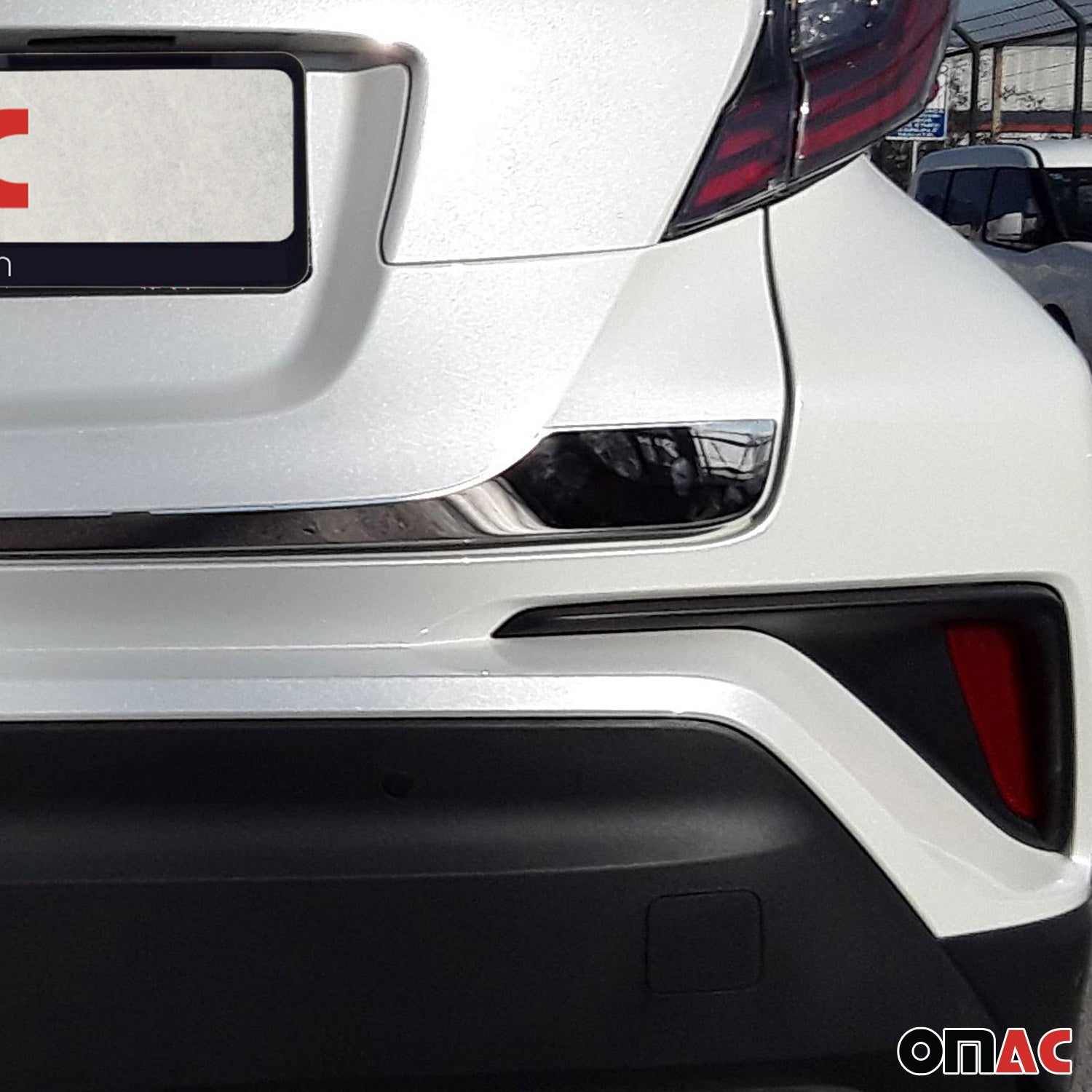 Garniture de Hayon Coffre pour Toyota C-HR 2016-2023 acier inox