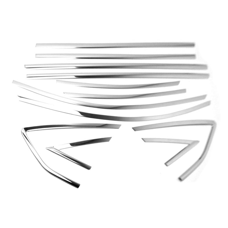 Baguette de contour de Vitre latérale pour Ford Focus 2011-2017 acier inox 2Pcs