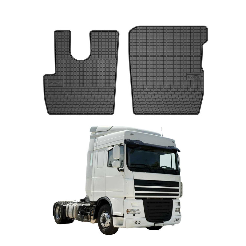 Tapis de Sol pour DAF DAF XF 2014-2025 Caoutchouc Noir