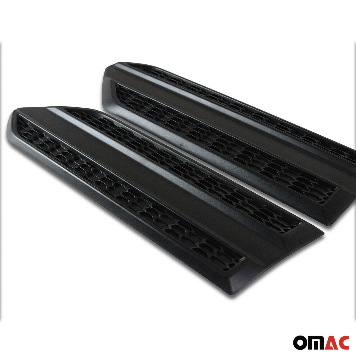 Barre décorative latérale pour Ford Ranger T6 P375 2015-2022 FL ABS Noir 2pcs