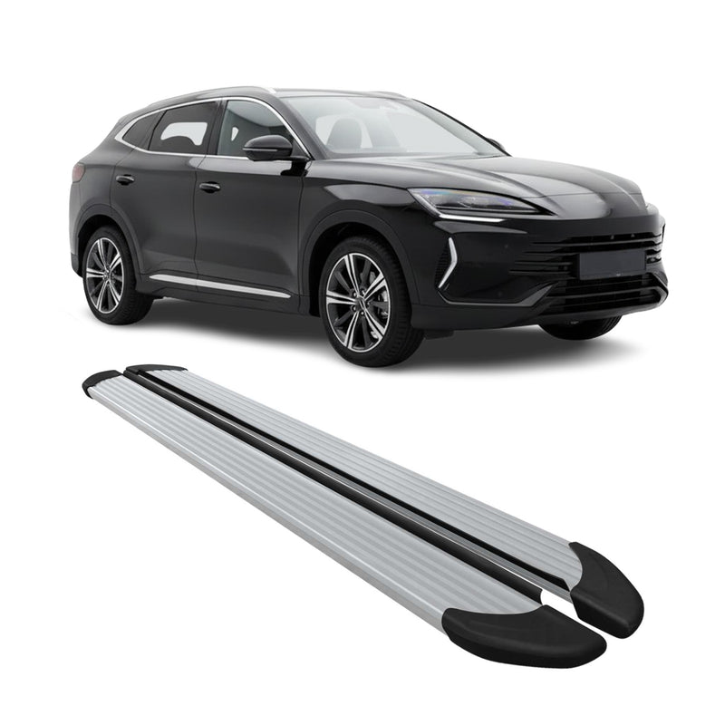 2024-2025 BYD Seal U SUV Marchepieds Latéraux pédale Aluminium Argent 2Pcs