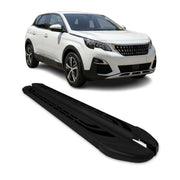 Marchepieds Latéraux pédale pour Peugeot 3008 2016-2024 Aluminium Noir 2Pcs