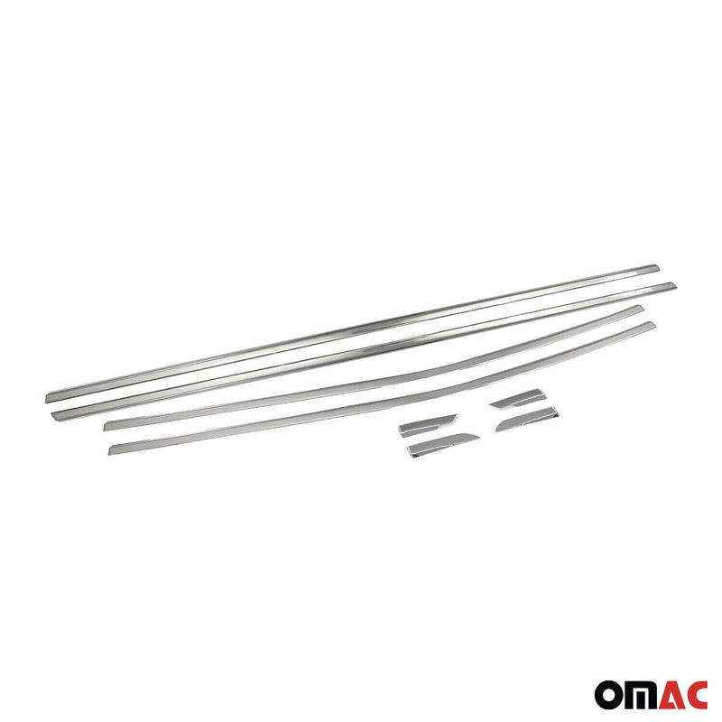 Garniture De Fenêtre pour Renault Clio V 2019-2025 Inox Chromé 8x
