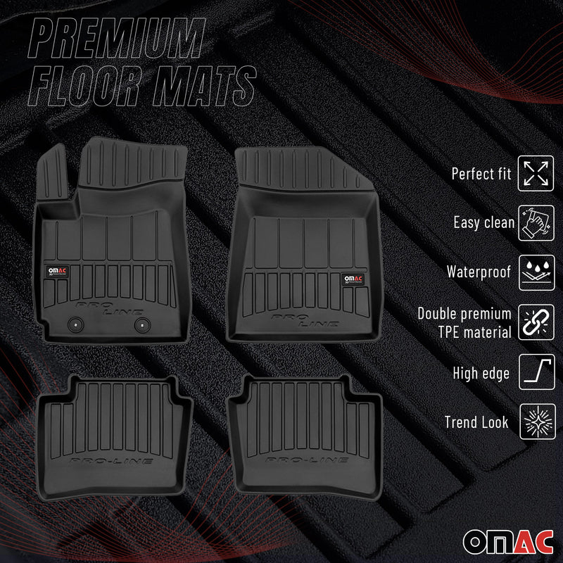 Tapis de Sol pour Hyundai i10 2019-2025 TPE Noir