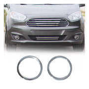 Cadres de Phare Avant - pour Ford Transit Tourneo Courier inoxy chromé