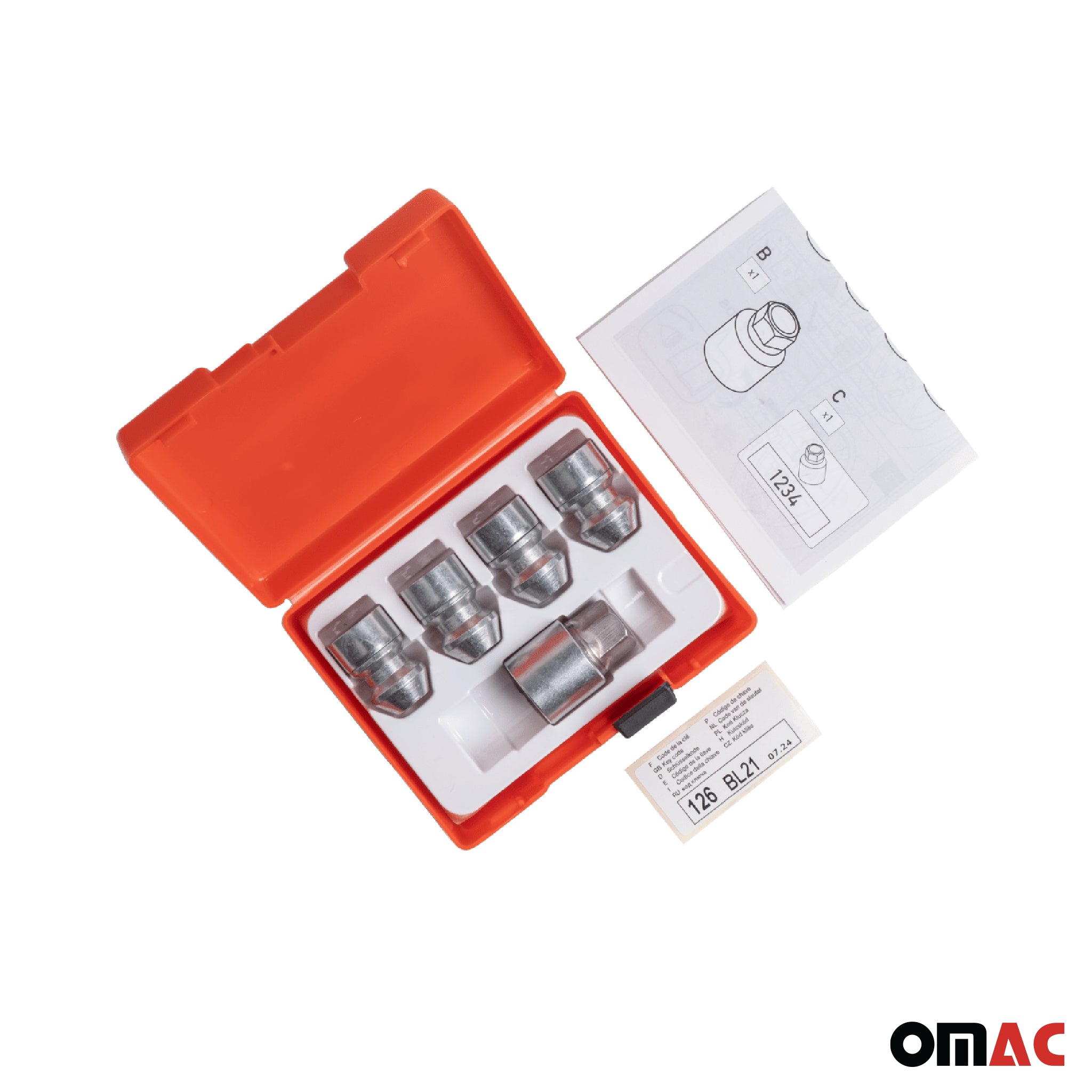 Vis de roue antivol pour Nissan Qashqai jusqu’en 2013 Acier Gris 4x M12X1,25