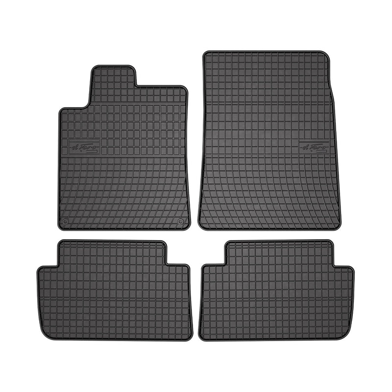 OMAC Tapis de sol pour Peugeot 407 Berline Break 2004-2011 Noir en caoutchouc