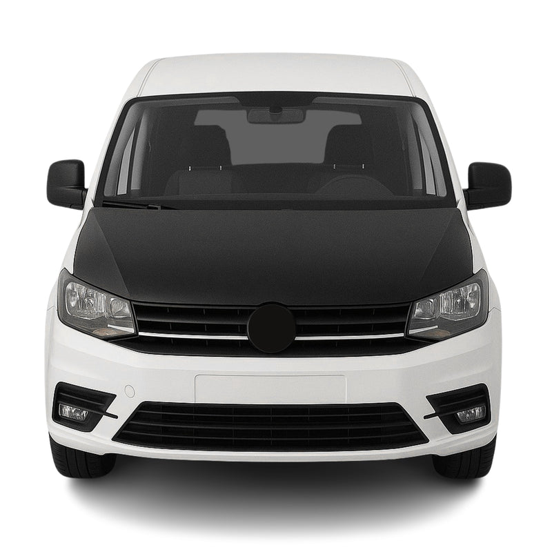 Protège Capot pour VW Caddy 2010-2015 Masque de voiture vinyle Noir complète