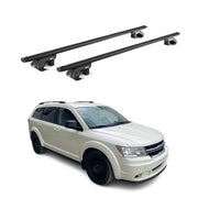 Barres de toit transversales ABE pour Dodge Journey 2008-2011 5 P Alu Noir 2x