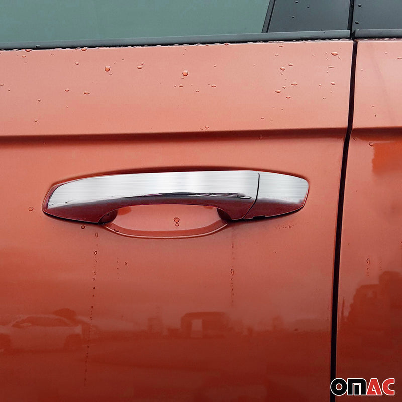 Couverture De Poignée De Porte pour VW Touareg 2010-2015 Inox Brossé 2 Portes 8x