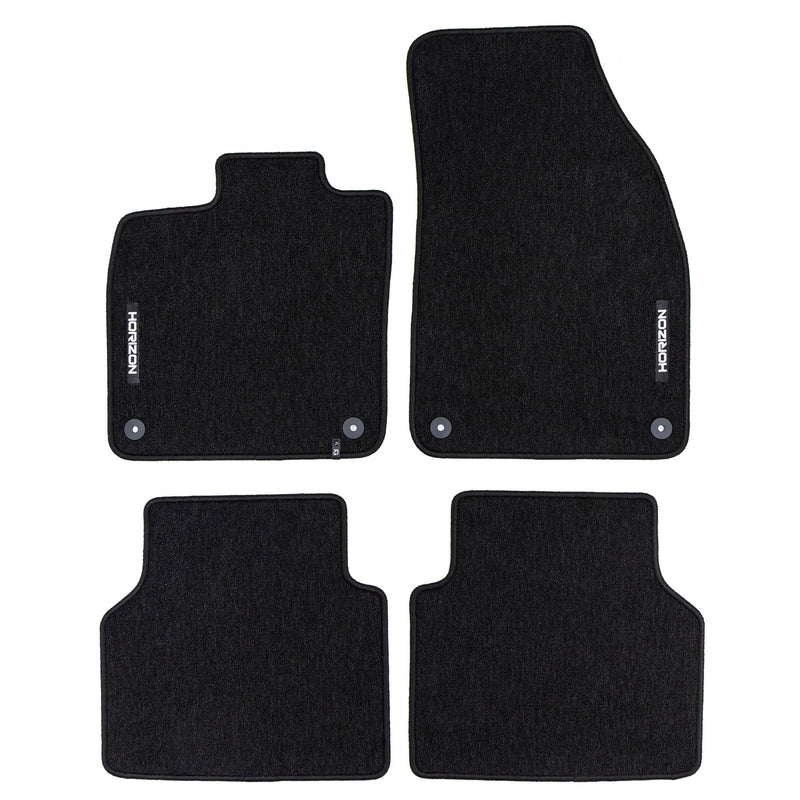 Tapis de Sol de Voiture pour VW ID.4 2020-2025 Velours solide et durable 4Pcs