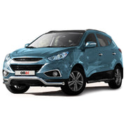 Pare-Buffle Avant Pour Hyundai ix35 2010-2015 en Acier Inoxydable Argent