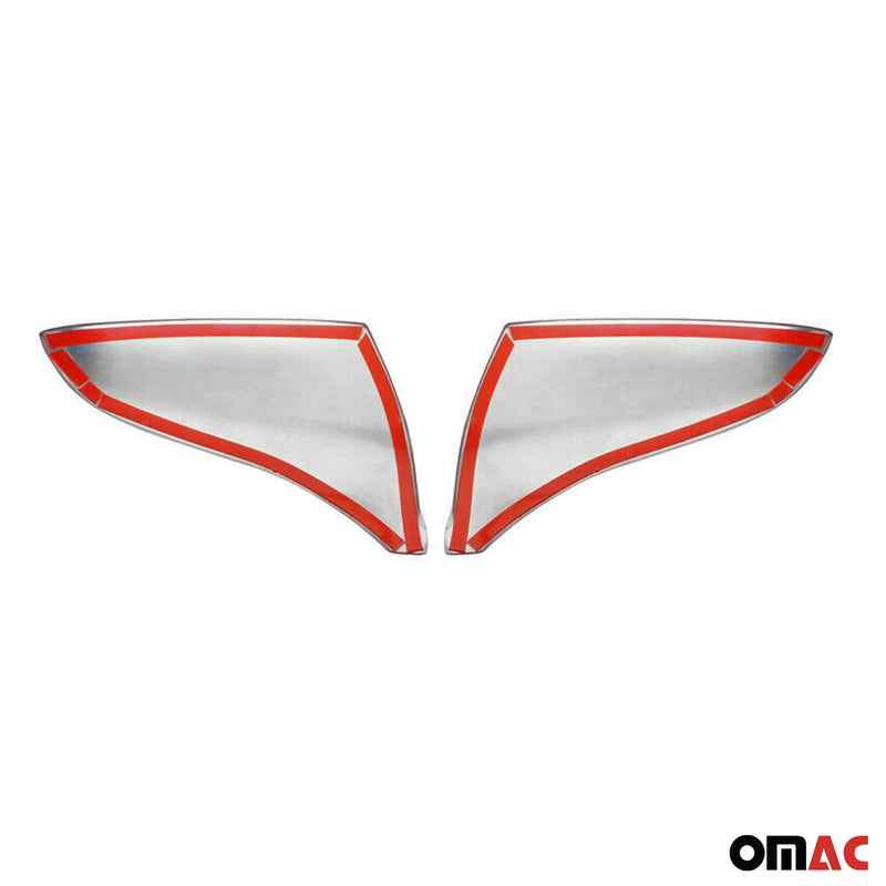 Coques de Rétroviseurs pour Hyundai ix35 2009-2015 Inox Brossé Chromé 2x
