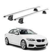 Barres de toit transversales Alu pour Bmw Serie 2 F22 Coupè 2012-2021 Gris 2Pcs