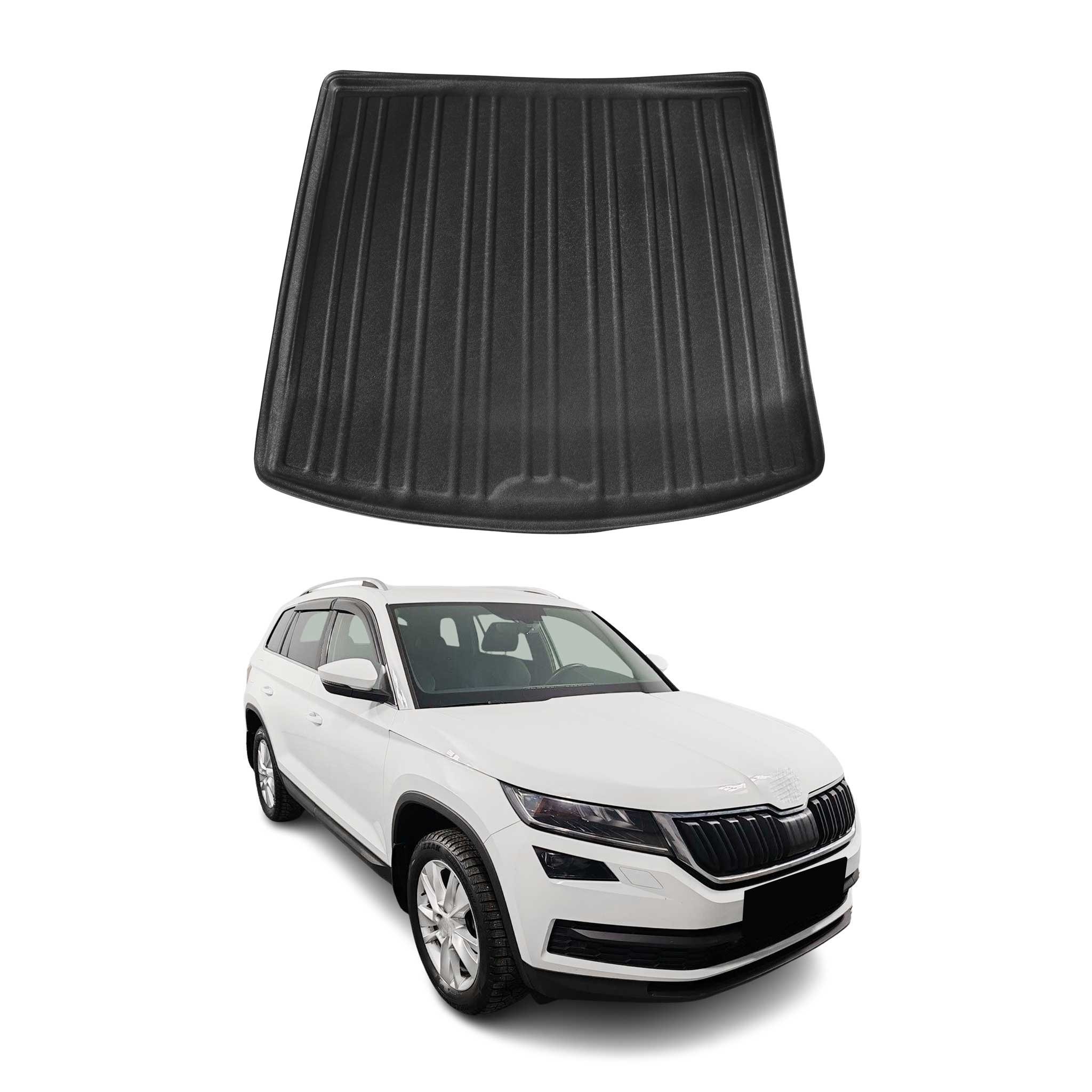 Tapis de Coffre pour Seat Ateca 2016-2026 en TPE Noir