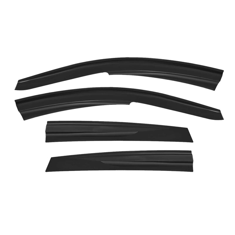 Déflecteurs De Vent Pluie D'air pour VW Polo 6R 2009-2017 Acrylique 4 Pcs