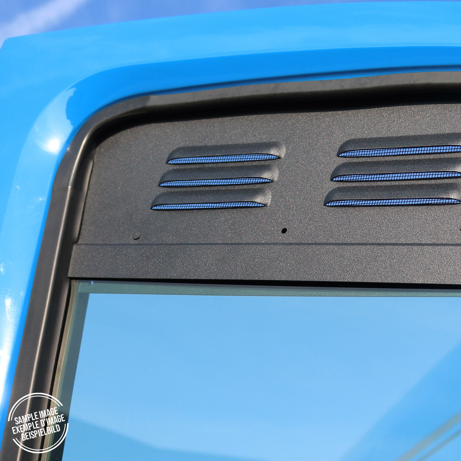 Grille d'aération de Fenêtre pour Mercedes Sprinter W906 W907 2006-2026 Alu Noir
