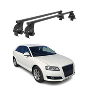 Barres de toit transversales Menabo pour Audi A3 8PA Sportback 2005-2013 Noir