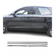 Garniture Baguette de porte latérale pour Fiat Tipo 2015-2026 SD inox Foncé 4Pcs