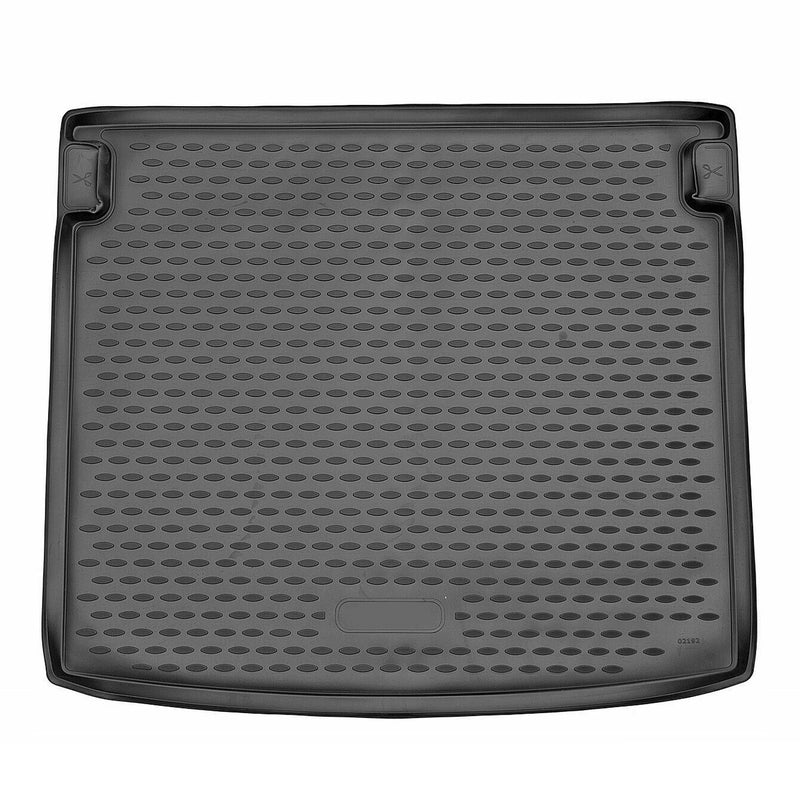 OMAC Tapis de coffre pour Audi Q3 F3 2018-2024 caoutchouc TPE Noir