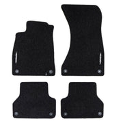 Tapis de Sol de Voiture pour Audi A5 Sportback F5 2016-2024 Velours Noir 4Pcs