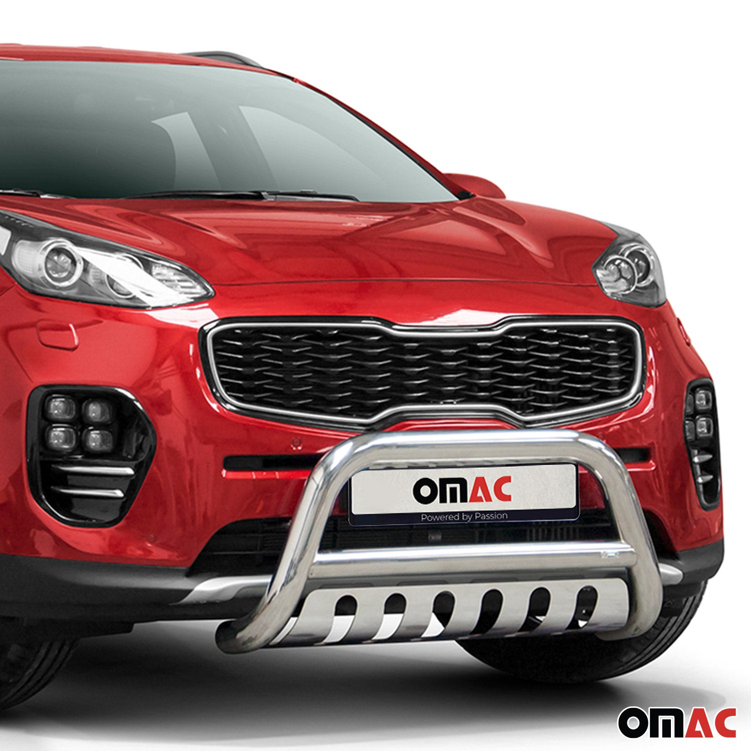 Pare-Buffle Avant Pour Kia Sportage 2015-2018 en Acier Inoxy Argent
