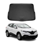 OMAC Tapis de coffre pour Renault Kadjar 2015-2022 Noir en Caoutchouc