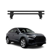 Barres de toit Transversales pour Audi Q5 FYT Sportback 2021-2026 Alu Noir 2x