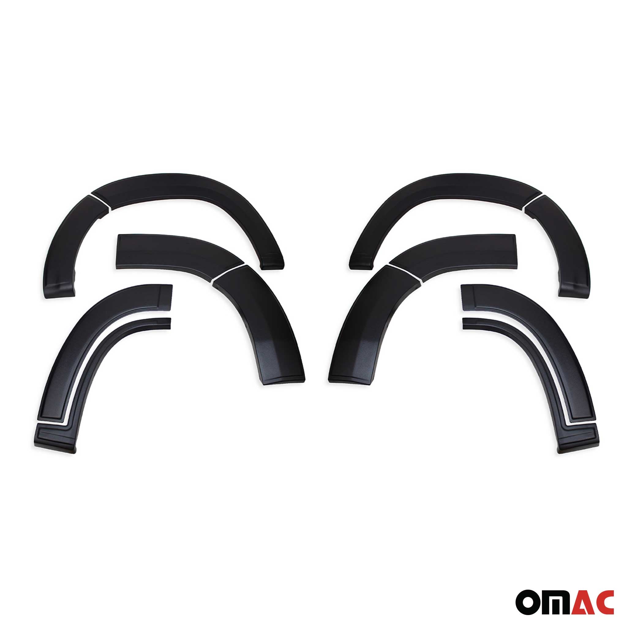 Élargisseurs d'Ailes Arche Pare-Boue pour Fiat Ducato 2014-26 L3 ABS Noir 12Pcs