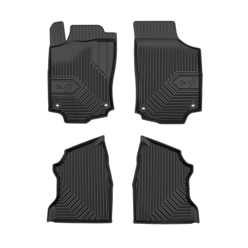 Tapis de Sol de Voiture pour Opel Combo C 2001-2011 TPE Antidérapant Noir 4Pcs
