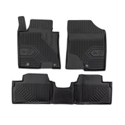 Tapis de Sol de Voiture pour Kia Ceed II 2012-2018 TPE Antidérapant Noir 4Pcs