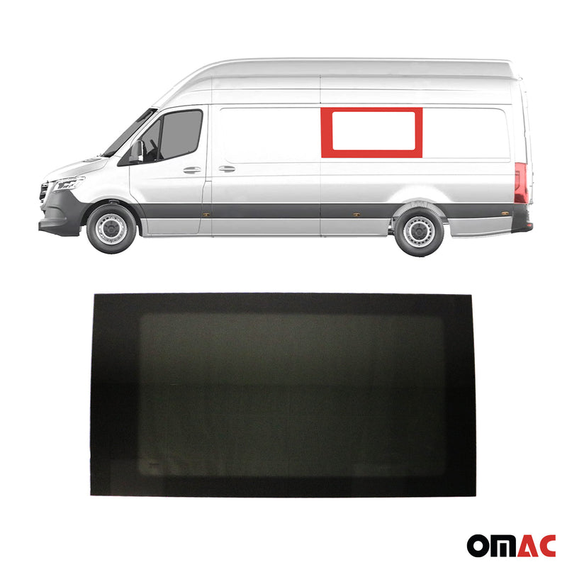 Vitre de Porte pour VW Crafter 2006-2017 L3 L4 milieu Gauche Porte coulissante