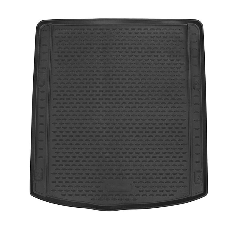 OMAC Tapis de coffre pour Audi A6 C7 Berline 2011-2018 en caoutchouc TPE Noirs