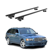 Barres de toit transversales pour Mercedes Classe C S202 S203 S204 1993-2014 ABE