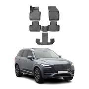 OMAC Tapis de sol pour Volvo XC90 2019-2026 sur mesure en caoutchouc Noir