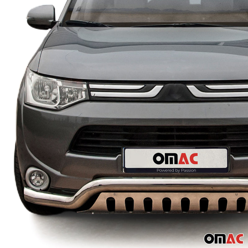 Pare-Buffle Avant Pour Mitsubishi Outlander 2012-2015 Acier Inoxydable