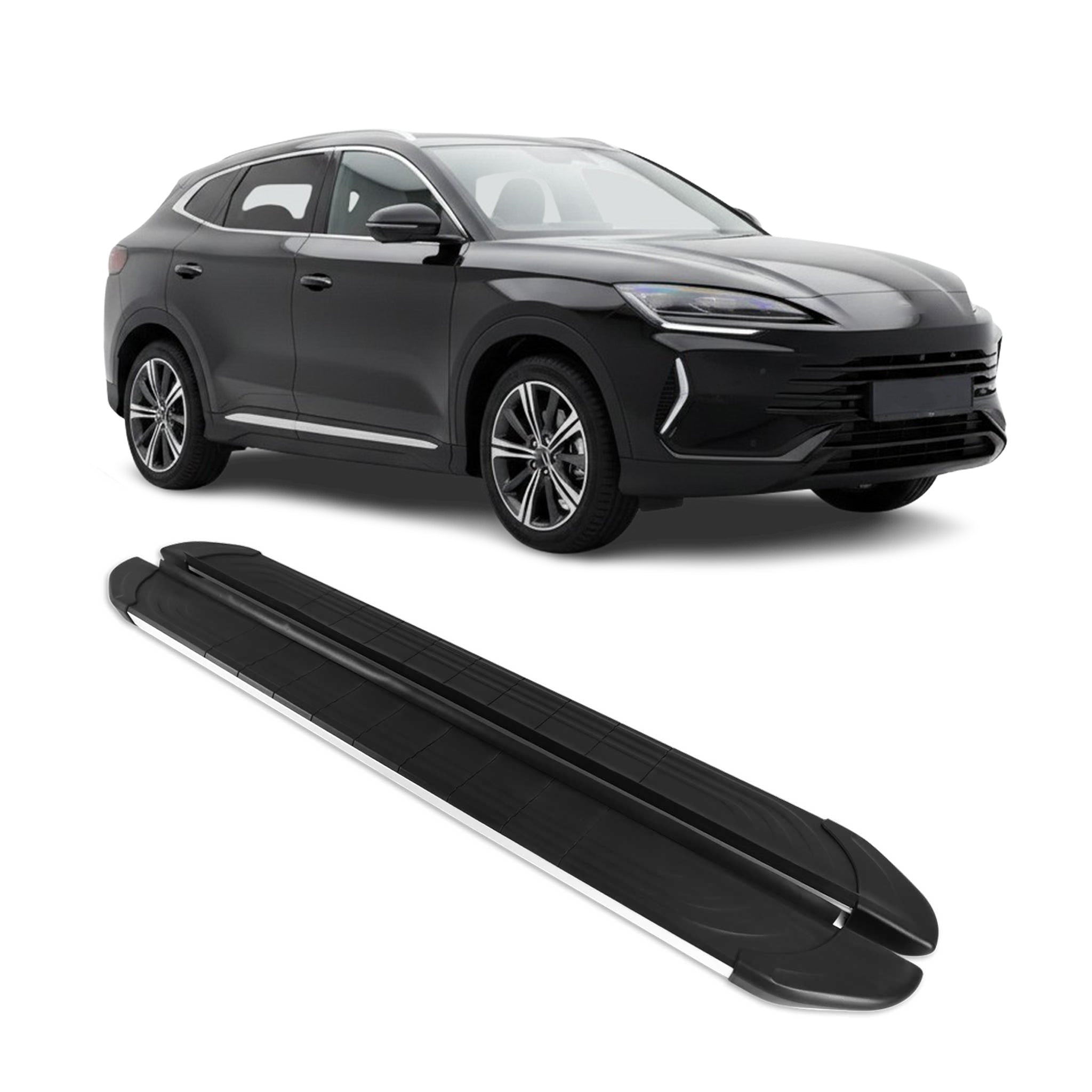 2024-2026 BYD Seal U SUV Marchepieds Latéraux pédale Aluminium Noir Gris 2Pcs