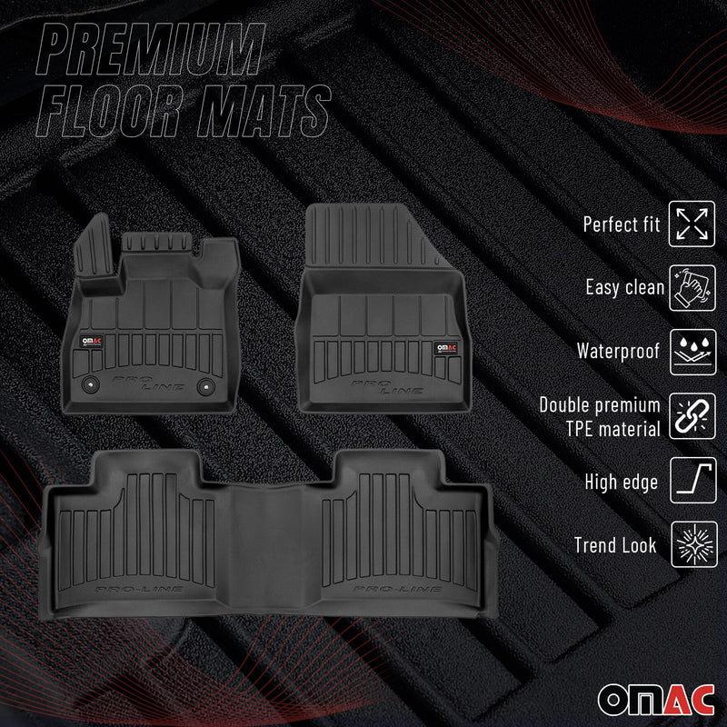 Tapis de Sol pour Renault Espace 2015-2020 TPE Noir
