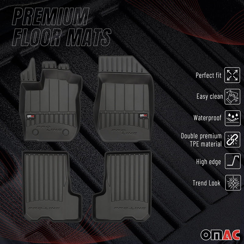 Tapis de Sol pour Dacia Sandero 2012-2020 TPE Noir