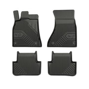 Tapis de Sol de Voiture pour Audi A4 B8 2007-2015 TPE Antidérapant Noir 4Pcs