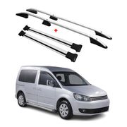 Kit Barres de toit pour VW Caddy 2003-2020 Alu Gris L1 Empattement Court 4x