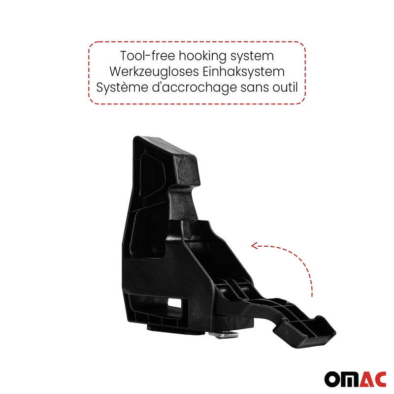 Butée Cale de chargement réglable a Verrouillage Facile pour porte-bagages 4Pcs