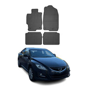 Tapis de Sol pour Mazda Mazda 6 2007-2012 Caoutchouc Noir