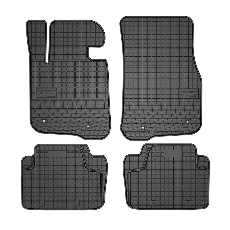 OMAC Tapis de sol pour BMW Série 4 F33 F36 Gran Coupé 2013-2021 Noir caoutchouc