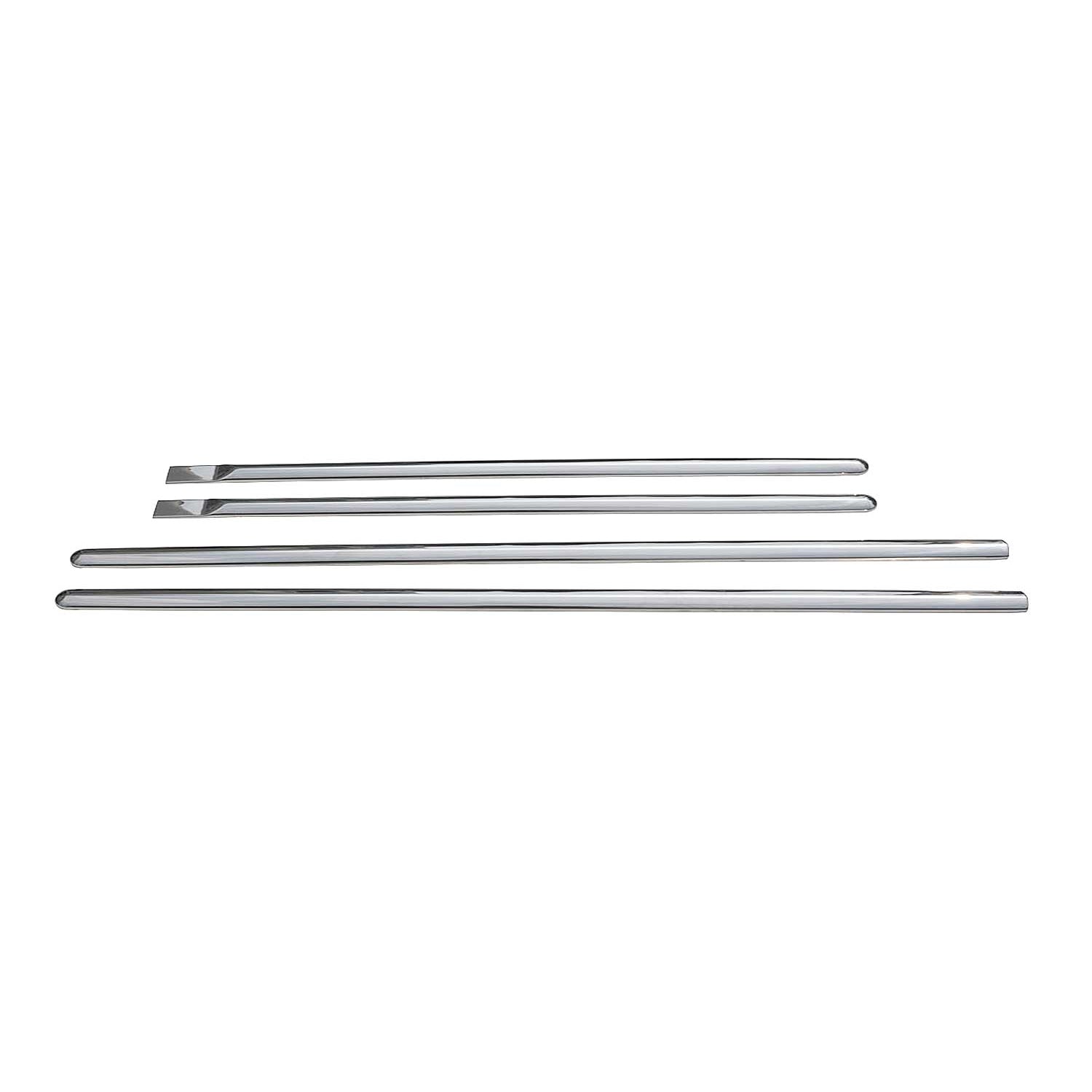 Garniture Baguette de porte latérale pour Dacia Lodgy en acier inoxydable 4Pcs