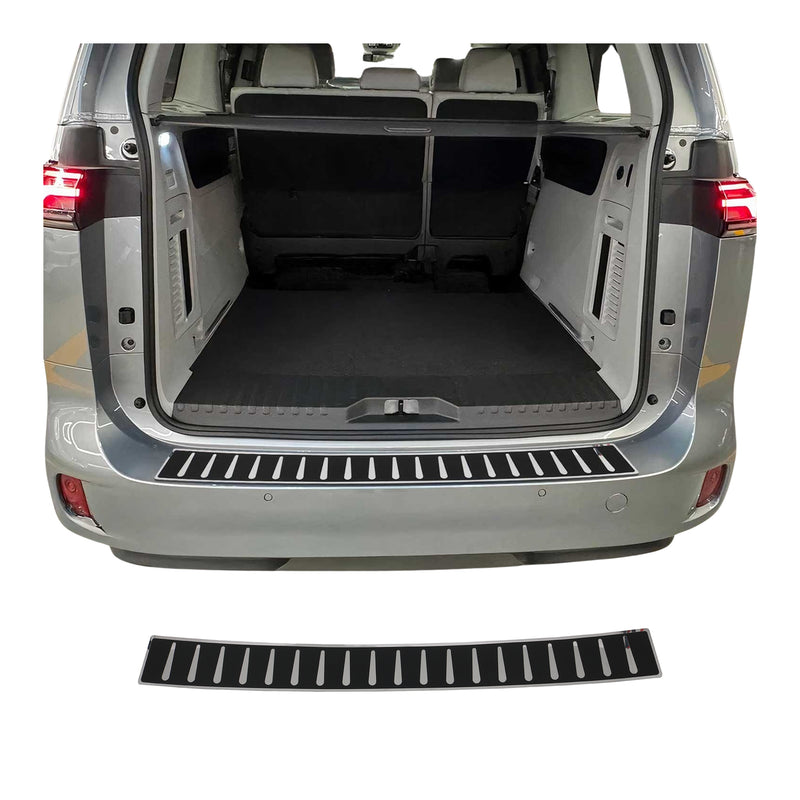 Protection Seuil Coffre Pare-Chocs pour VW ID. Buzz 2022-2025 Folie de carbone