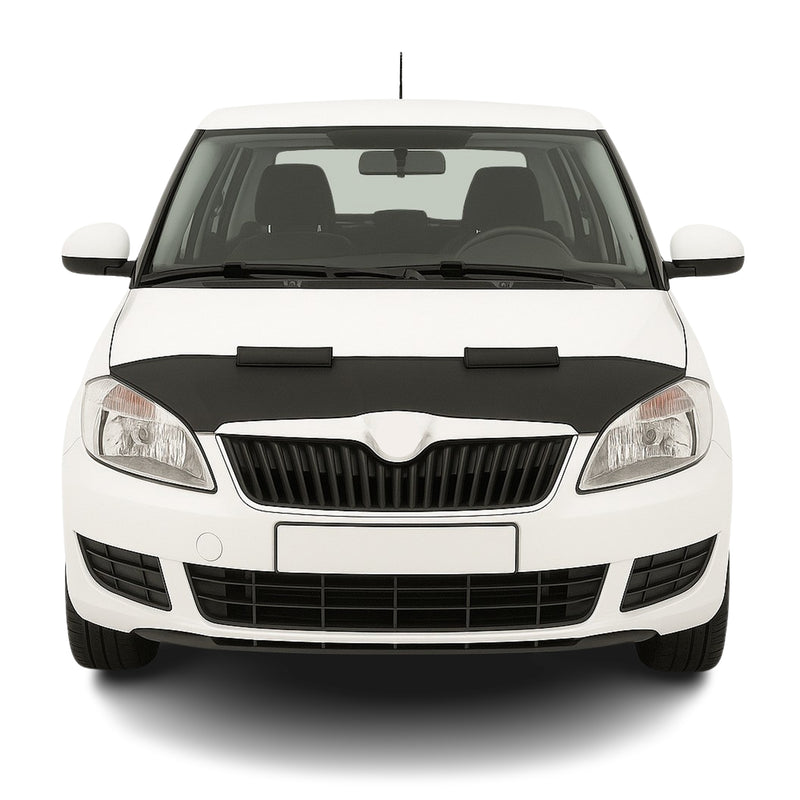 Protège Capot pour Skoda Fabia 2007-2014 Masque de voiture vinyle Noir