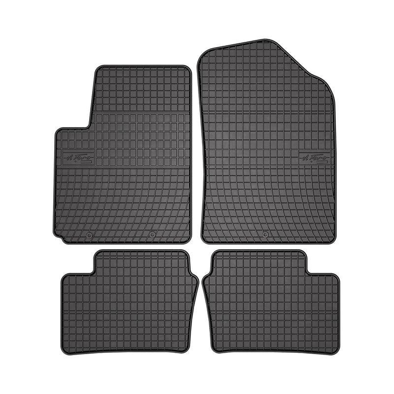 Tapis de Sol pour Kia Picanto 2011-2017 Caoutchouc Noir