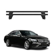 Menabo Barres de toit Transversales pour Mercedes Classe E W213 2016-2020 Noir